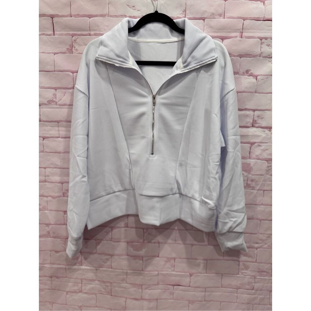 White‎ women ribbed sweater size xl